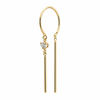 Jack + G Single Chime Earring with Diamond Earrings-Standard Jack + G