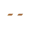 Buddha Jewelry Joia Gold Press Fit with Orange Garnet Piercing Jewelry > Press Fit Buddha Jewelry