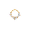 Buddha Jewelry Legacy Clicker CZ Gold Piercing Jewelry > Clicker Buddha Jewelry Yellow Gold  