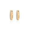 Liven Co. Extra Petite Diamond Huggies Earrings-Standard Liven Co.