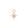 Buddha Jewelry Luminary Charm CZ Gold Piercing Jewelry > Charm Buddha Jewelry Rose Gold  