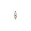 Buddha Jewelry Press Fit Mishka 2 CZ Gold Piercing Jewelry > Press Fit Buddha Jewelry Rose Gold  