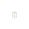 Buddha Jewelry Moving On Press Fit with CZ Gold Piercing Jewelry > Press Fit Buddha Jewelry Rose Gold