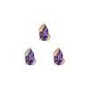 Buddha Jewelry Occasion Press Fit with Amethyst Gold Piercing Jewelry > Press Fit Buddha Jewelry