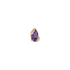 Buddha Jewelry Occasion Press Fit with Amethyst Gold Piercing Jewelry > Press Fit Buddha Jewelry Yellow Gold