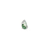 Buddha Jewelry Occasion Press Fit with Moss Agate Gold Piercing Jewelry > Press Fit Buddha Jewelry White Gold