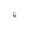 Buddha Jewelry Occasion Press Fit with Moss Agate Gold Piercing Jewelry > Press Fit Buddha Jewelry Yellow Gold