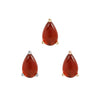 Buddha Jewelry Press Fit Prong Pear Garnet Gold Piercing Jewelry > Press Fit Buddha Jewelry   