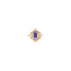 Buddha Jewelry Reyna Gold Press Fit with Amethyst Piercing Jewelry > Press Fit Buddha Jewelry