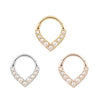 Buddha Jewelry Rise + Shine Clicker Pearl Gold Piercing Jewelry > Clicker Gold Buddha Jewelry   