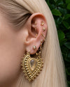 Buddha Jewelry Witching Hour Gold Press Fit with Rutilated Quartz Piercing Jewelry > Press Fit Buddha Jewelry