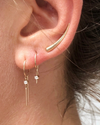 Jack + G Single Chime Earring with Diamond Earrings-Standard Jack + G