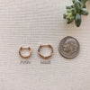 Liven Co. Small Diamond Huggies Earrings-Standard Liven Co.