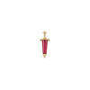 Buddha Jewelry Spellbound Gold Press Fit with Garnet
