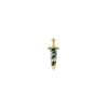 Buddha Jewelry Spellbound Gold Press Fit with Moss Agate