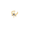 Tresor Cuff with Blue Sapphire (Lab Grown) Cuffs Buddha Jewelry