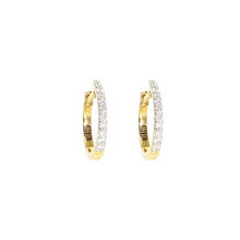  Tresor Diamond Huggies Gold Earrings-Standard Tresor   