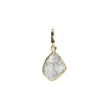  Tresor Organic Diamond Slice Drop Earrings Gold Earrings-Standard Tresor   