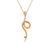 Marika Desert Diamond Snake Necklace Gold
