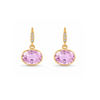 Tresor Earrings with Kunzite and Diamonds