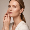 Tresor Earrings with Kunzite and Diamonds
