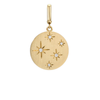 Liven Co. Starry Disc Pendant with Diamonds