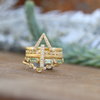 Jennifer Dawes Walk The Line Diamond Finger Ring Gold