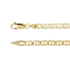 302 Fine Jewelry Curbed Anchor 4.5mm Chain Necklace Gold Necklaces 302 Fine Jewelry