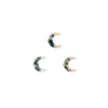 Buddha Jewelry Witching Hour Gold Press Fit with Moss Agate Piercing Jewelry > Press Fit Buddha Jewelry
