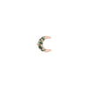 Buddha Jewelry Witching Hour Gold Press Fit with Moss Agate Piercing Jewelry > Press Fit Buddha Jewelry 14k Rose Gold