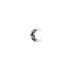 Buddha Jewelry Witching Hour Gold Press Fit with Moss Agate Piercing Jewelry > Press Fit Buddha Jewelry 14k White Gold