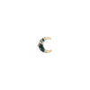 Buddha Jewelry Witching Hour Gold Press Fit with Moss Agate Piercing Jewelry > Press Fit Buddha Jewelry 14k Yellow Gold