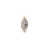 Buddha Jewelry Press Fit Zuri Grey Diamond Gold Piercing Jewelry > Press Fit Buddha Jewelry Rose Gold  