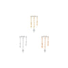Buddha Jewelry Forward Motion Press Fit with CZ Gold Piercing Jewelry > Press Fit Buddha Jewelry