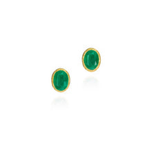  Jorge Revilla Zen Earrings White Emerald Gold Plated Earrings-Standard Jorge Revilla