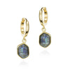 Jorge Revilla Geo Earrings Labradorite Gold Plated Earrings-Standard Jorge Revilla