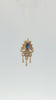 Avec Moi Threadless End with Blue Sapphire (Lab Grown) Threadless Ends Buddha Jewelry