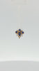 Oleander Threadless End with Blue Sapphire (Lab Grown) Threadless Ends Buddha Jewelry