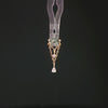 Buddha Jewelry Saint Vincent Press Fit with Moss Agate Gold Piercing Jewelry > Press Fit Buddha Jewelry