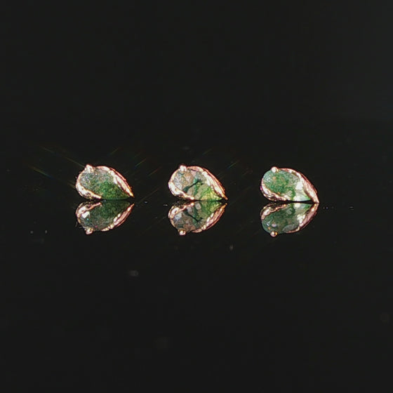 Buddha Jewelry Occasion Press Fit with Moss Agate Gold Piercing Jewelry > Press Fit Buddha Jewelry