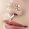 Buddha Jewelry Biarritz Press Fit with Mother of Pearl Gold Piercing Jewelry > Press Fit Buddha Jewelry