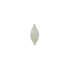 Buddha Jewelry Press Fit Zuri Opal Gold Piercing Jewelry > Press Fit Buddha Jewelry White Gold  