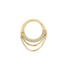  Buddha Jewelry Tempeste Clicker CZ Gold Piercing Jewelry > Clicker Buddha Jewelry Yellow Gold  