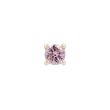  Buddha Jewelry Press Fit Prong Gem Pink Sapphire Gold Piercing Jewelry > Press Fit Buddha Jewelry Yellow Gold 1.5 mm 