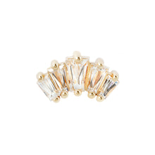 Buddha Jewelry Press Fit Gemma Cinq CZ Gold Piercing Jewelry > Press Fit Buddha Jewelry Yellow Gold