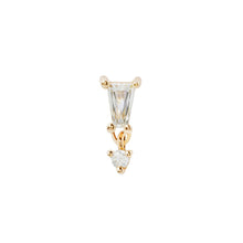 Buddha Jewelry Press Fit Yves CZ Gold Piercing Jewelry > Press Fit Buddha Jewelry Yellow Gold