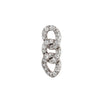 Buddha Jewelry Press Fit Chainlink Diamond Gold Piercing Jewelry > Press Fit Buddha Jewelry White Gold