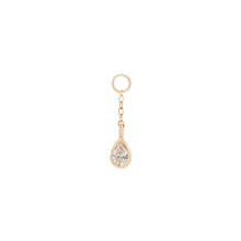 Buddha Jewelry Concorde Charm and Chain CZ Gold Charm Buddha Jewelry Yellow Gold