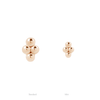 Buddha Jewelry Press Fit Mini 4 Bead Cluster Gold Piercing Jewelry > Press Fit Buddha Jewelry Rose Gold  