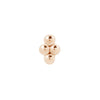 Buddha Jewelry Press Fit 4 Bead Cluster Gold Piercing Jewelry > Press Fit Buddha Jewelry Rose Gold